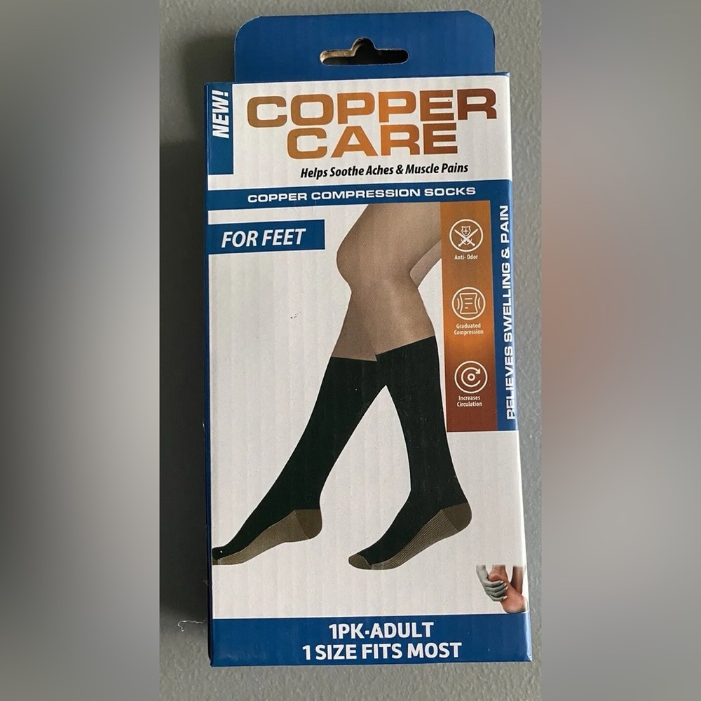 Copper Care brand unisex adult compression socks